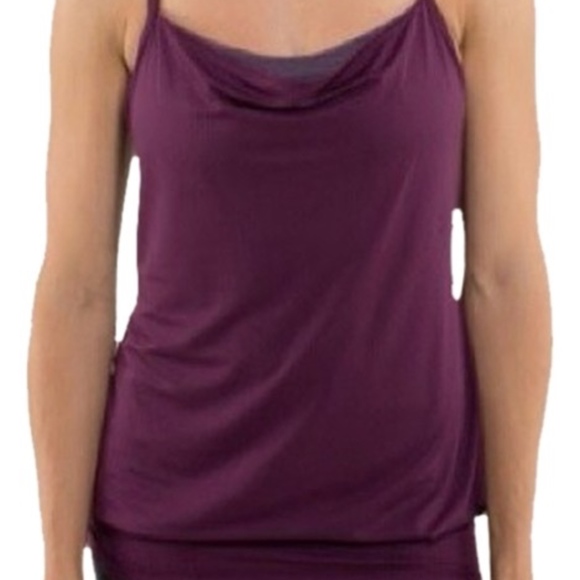 NWT Lululemon CYB Marroon Tank Bra Top Sz 4 - Picture 7 of 7
